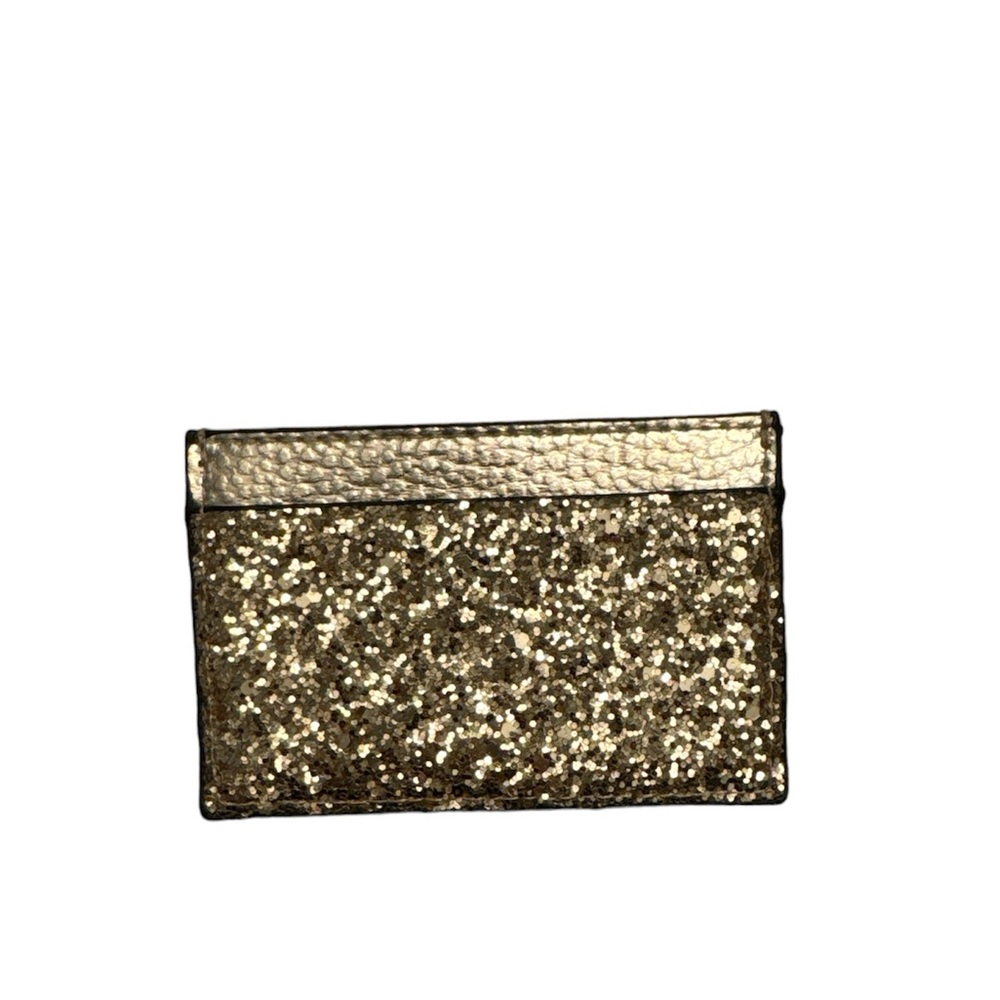 Gold Glitter Card Wallet
